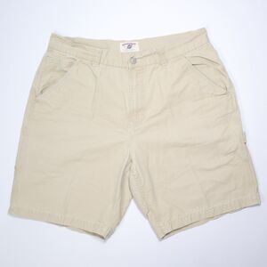 VTG American Eagle Men Size 38 Workwear Utility Dungarees Shorts 10” Inseam